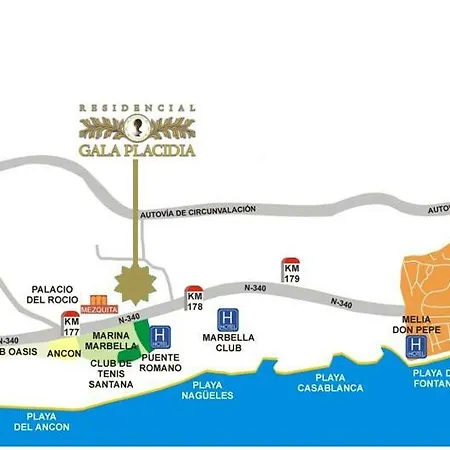 Gala Placidia Golden Mile Apartamento *